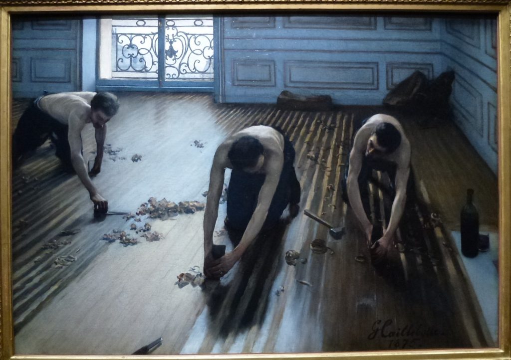 Musei di Parigi. Musée d'Orsay, Gustave Caillebotte, I piallatori di parquet