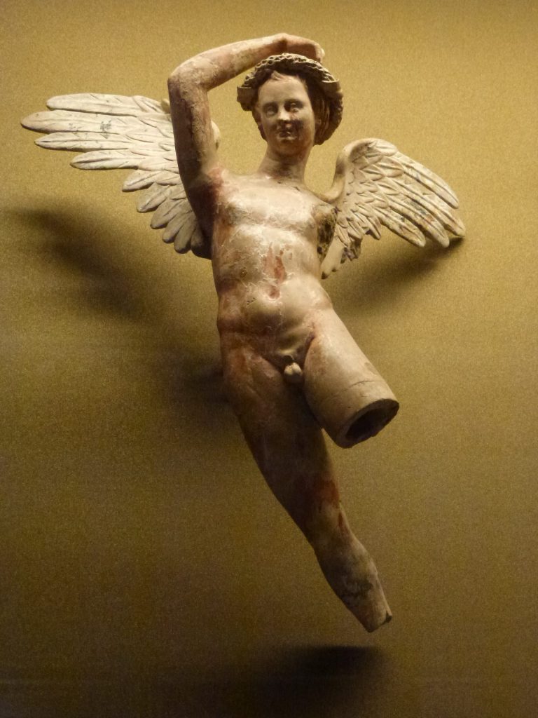 Storie del Louvre. Eros-efebo volante