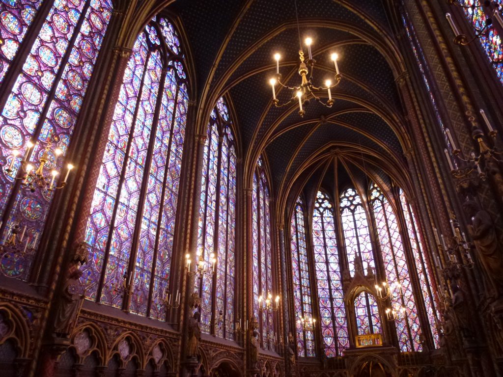 Visita di Parigi. Sainte Chapelle
