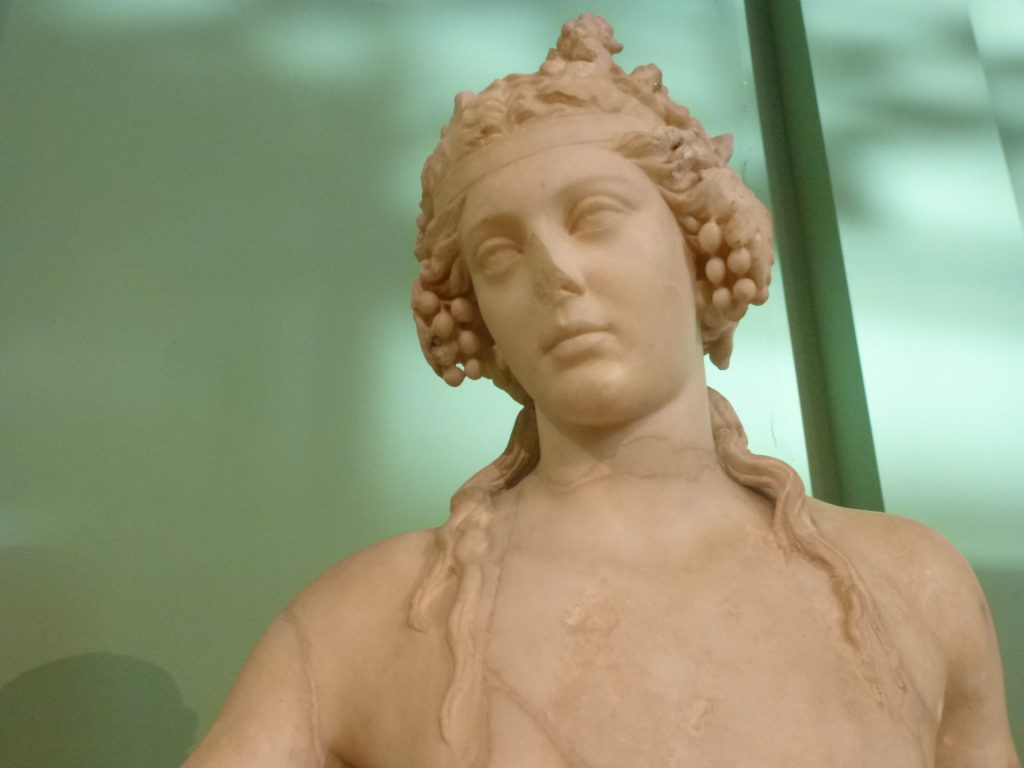 Statua di Dioniso (dettaglio)