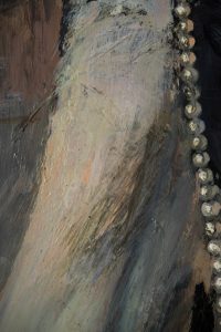 Braccio destro del dipinto di Donna Franca, nella versione del 1924 © Casa di Vendite Bonino