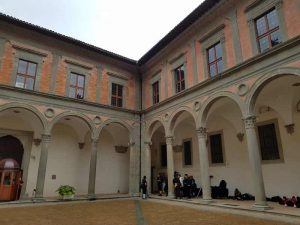 Palazzo Ducale a Gubbio, il Cortile d'Onore