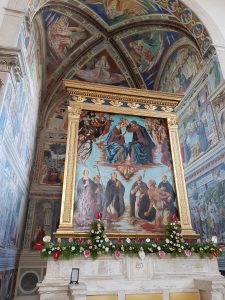 Chiesa di Sant'Agostino, Piero del Pollaiolo, Incoronazione della Vergine