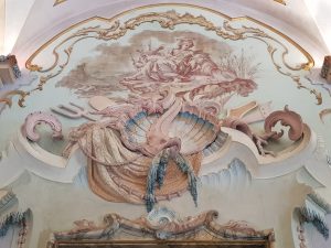Galleria degli stucchi di Palazzo Pianetti - dettaglio