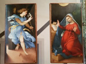 Lorenzo Lotto, Angelo annunciante e Vergine annunciata