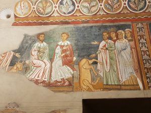 Oratorio di san Silvestro. La disputa di Silvestro I con i rabbini e la morte e resurrezione del toro