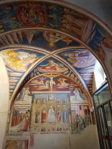 Affreschi di Benozzo Gozzoli nella cappella di San Girolamo