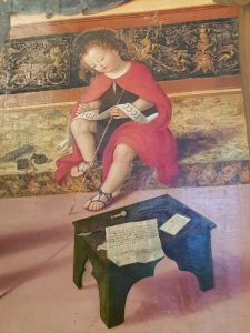 Pinturicchio, Madonna col Bambino, Spello - dettaglio