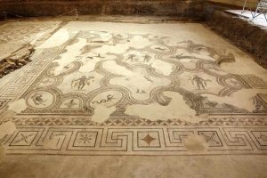 Villa dei Mosaici di Spello, Sala del Triclinio