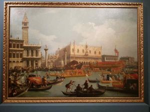 Canaletto, Il ritorno del Bucintoro al Molo il giorno dell'ascensione, Venezia