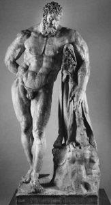 L'Ercole a riposo della collezione Farnese @ MANN