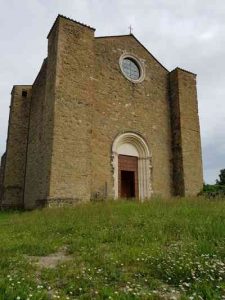 San Bevignate a Perugia, facciata della chiesa