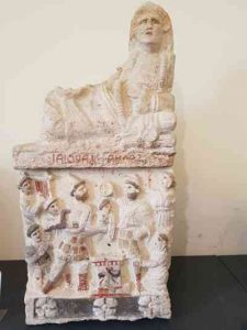 Antiquarium della necropoli, l'urna di Vel Satna