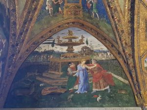 Pinturicchio, Sala dei Santi, Santa Susanna, Appartamento Borgia