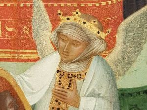 Ambrogio Lorenzetti a Massa Marittima - dettaglio della Carità
