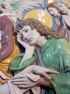 Giovanni della Robbia, Pietà – dettaglio di San Giovanni