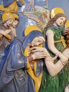 Giovanni della Robbia, Pietà – dettaglio della Madonna