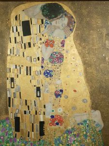 Gustav Klimt, Il bacio - dettaglio