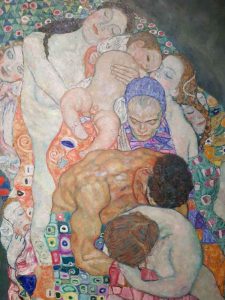 Gustav Klimt, Morte e vita - dettaglio
