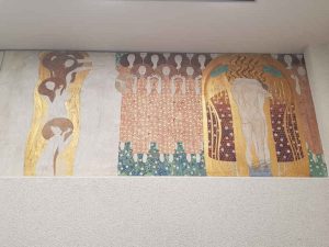Gustav Klimt, Fregio di Beethoven - dettaglio dell'inno alla gioia
