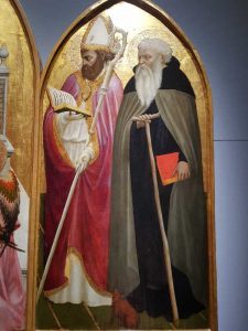 Masaccio, Trittico di San Giovenale, santi Giovenale e Antonio Abate