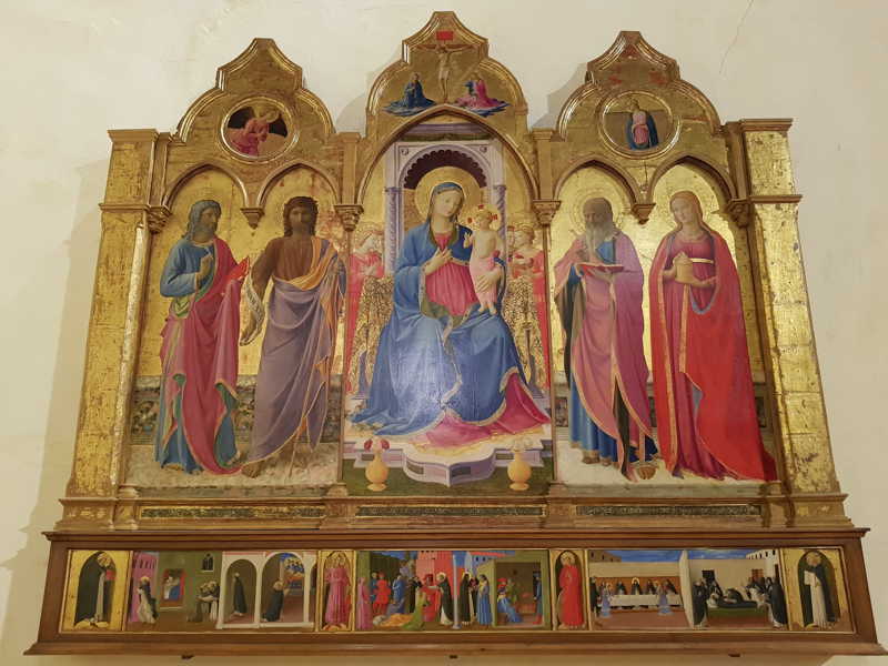 Beato Angelico, Trittico, Museo diocesano di Cortona