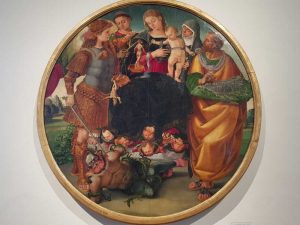 Luca Signorelli, Madonna col Bambino e santi protettori di Cortona, MAEC