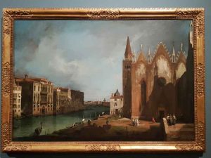 Canaletto, Il Canal Grande con Santa Maria della Carità, Venezia