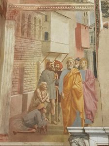 Cappella Brancacci, Masaccio, san Pietro risana con l'ombra
