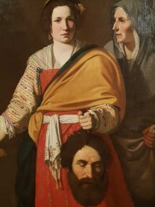 Andrea Commodi, Judith tenant la tête d'Holopherne, 1620 - dettaglio