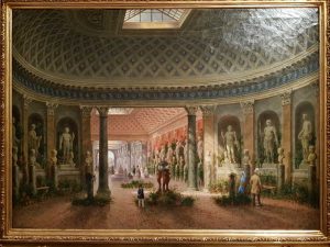 Lorenzo Scarabellotto, La galleria delle sculture della Villa Campana al Laterano, 1847-1851 - dettaglio