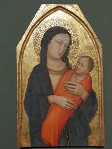 Maestro fiorentino, Madonna col Bambino - dettaglio