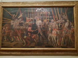 Paolo Uccello, La bataille de San Romano: la contre-attaque de Micheletto Attendolo da Cotignola, 1438