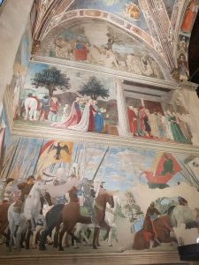 Piero della Francesca, Cappella Maggiore della chiesa di San Francesco, parete destra