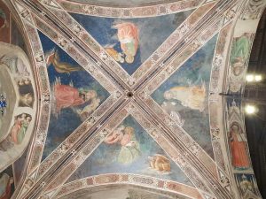 Piero della Francesca, Cappella Maggiore della chiesa di San Francesco, Volta