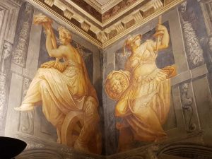 Sala del trionfo della Virtù, Casa Museo Vasari, Arezzo - dettaglio