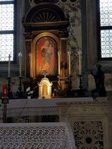 Santa Maria dei Miracoli, icona sull'altare