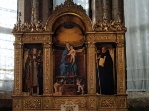 Chiesa di Santa Maria Gloriosa dei Frari, Madonna con il Bambino e santi di Giovanni Bellini