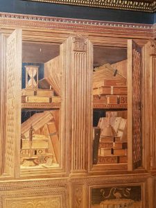 Studiolo di Urbino - dettaglio dell'armadio