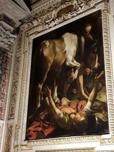 Caravaggio, Conversione di San Paolo, Cappella Cerasi, Chiesa di Santa Maria del Popolo