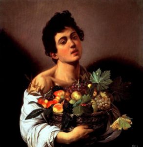 Caravaggio, Giovane con canestro di frutta, Galleria Borghese