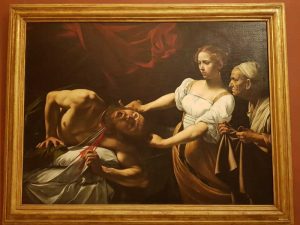 Caravaggio, Giuditta taglia la testa di Oloferne, Galleria Barberini