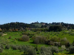 La campagna vista dal Giardino del Cavaliere, Giardino di Boboli
