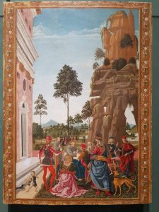 Pinturicchio, San Bernardino che resuscita un uomo
