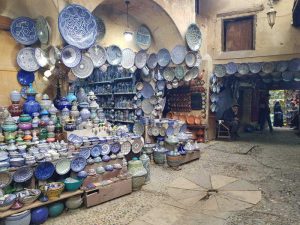 Ceramiche blu di Fes