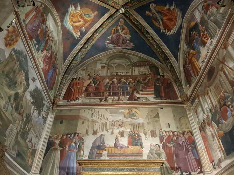 La Cappella Sassetti del Ghirlandaio in Santa Trinita a Firenze