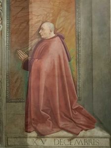 Domenico Ghirlandaio, cappella Sassetti, Ritratto di Francesco Sassetti