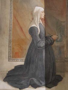 Domenico Ghirlandaio, cappella Sassetti, Ritratto di Nera Corsi Sassetti
