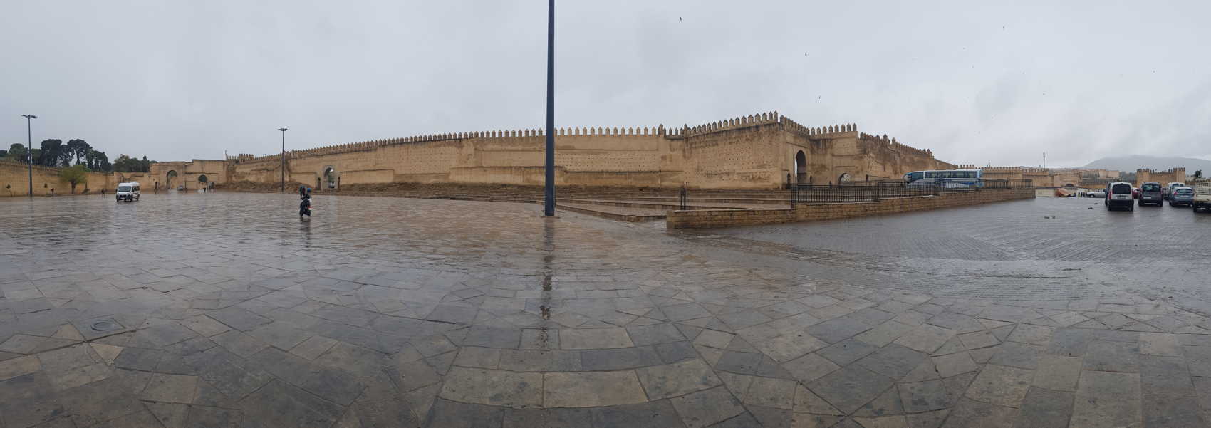 Vista delle mura da place Baghdadi, Fes