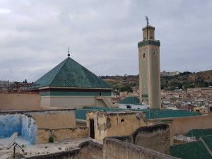 Tetti e minareto della moschea Karaouine
